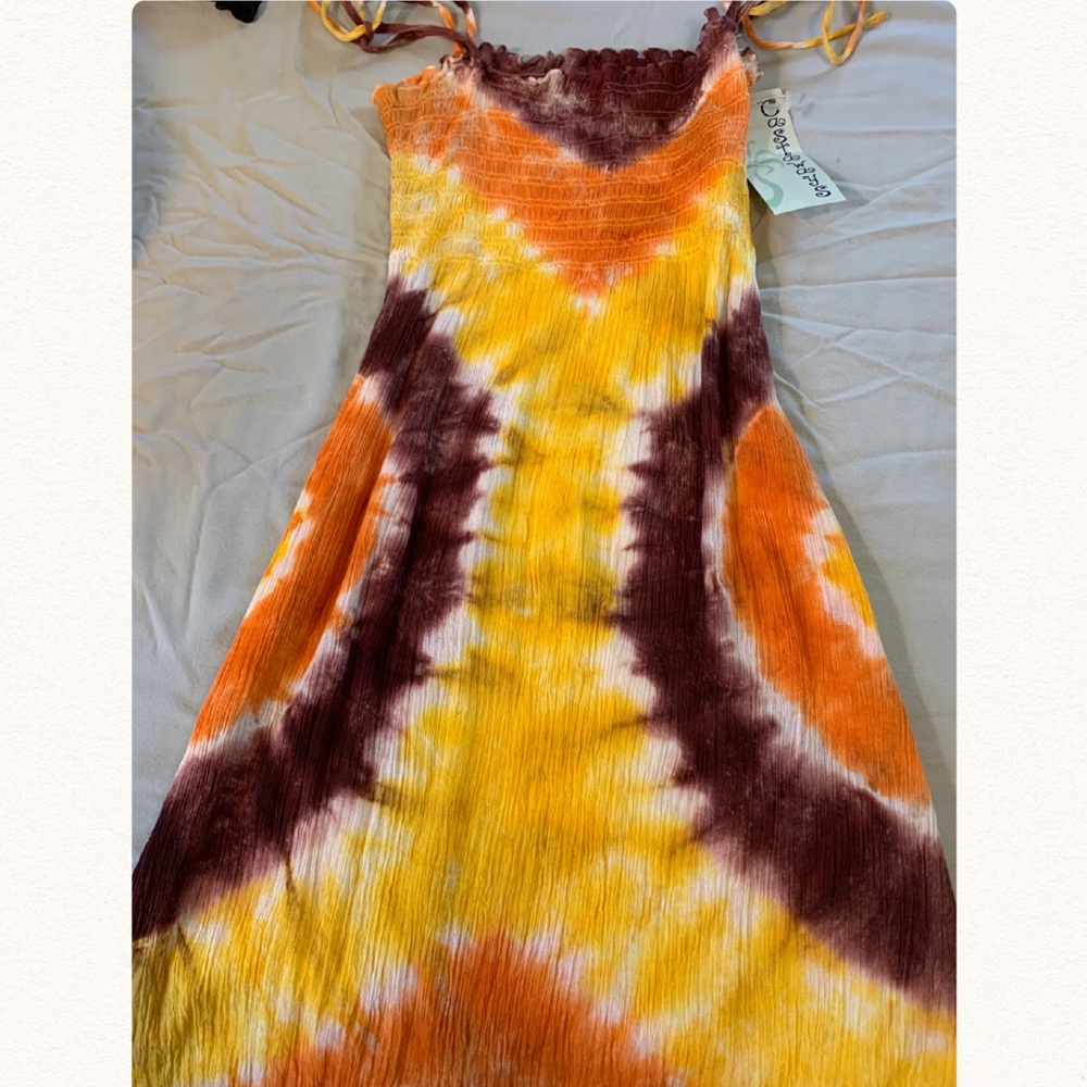 Tie dye sundress/beach coverup